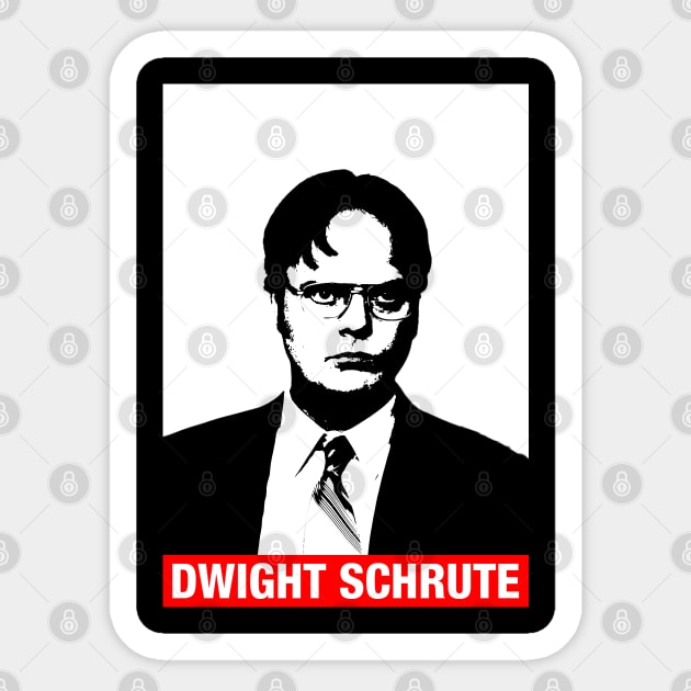 Dwight Schrute Sticker by Printnation